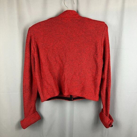 Vintage St. John Cropped Blazer Jacket Womens M Country Academia Quiet Luxury - Picture 6 of 9